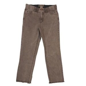 Democracy Straight Leg Jeans in Taupe Brown